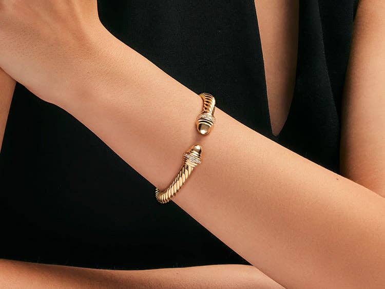 David yurman gold bangle deals